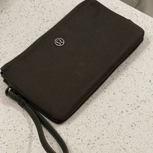 NWOT Dark Green Clutch